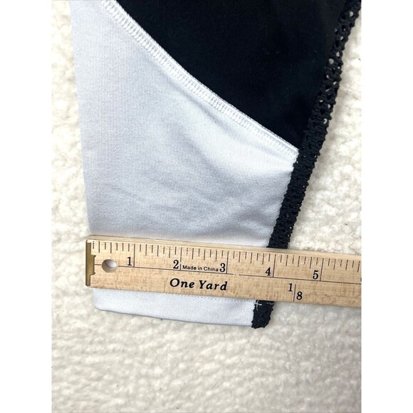 PINK Victoria's Secret Women Activewear Pants Medium Black Yoga Joggers Logo - Picture 7 of 10